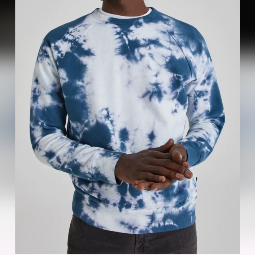 Adriano Goldschmied Elba Crewneck In Kalos Navy